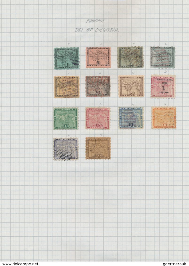 Panama: 1887/1990 (ca.), Dep. Of Columbia/Republic/Canal Zone, Used And Mint Collection/accumulation - Panama