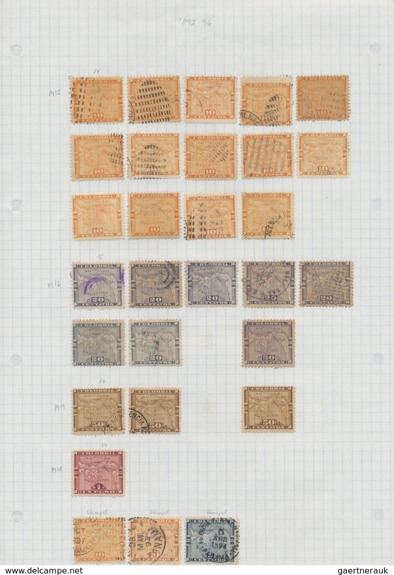 Panama: 1887/1990 (ca.), Dep. Of Columbia/Republic/Canal Zone, Used And Mint Collection/accumulation - Panama