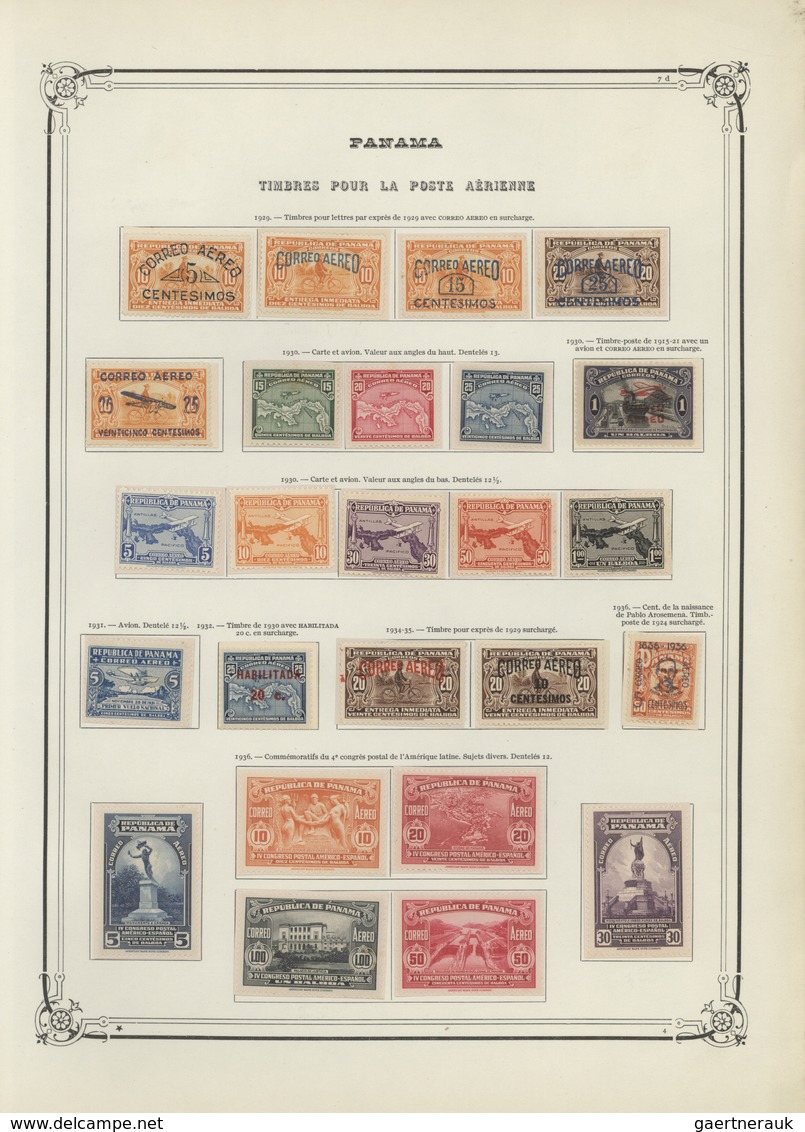 Panama: 1915/1953, A Splendid Mint Collection On Yvert Album Pages, Well Filled Incl. Overprints, Ai - Panamá