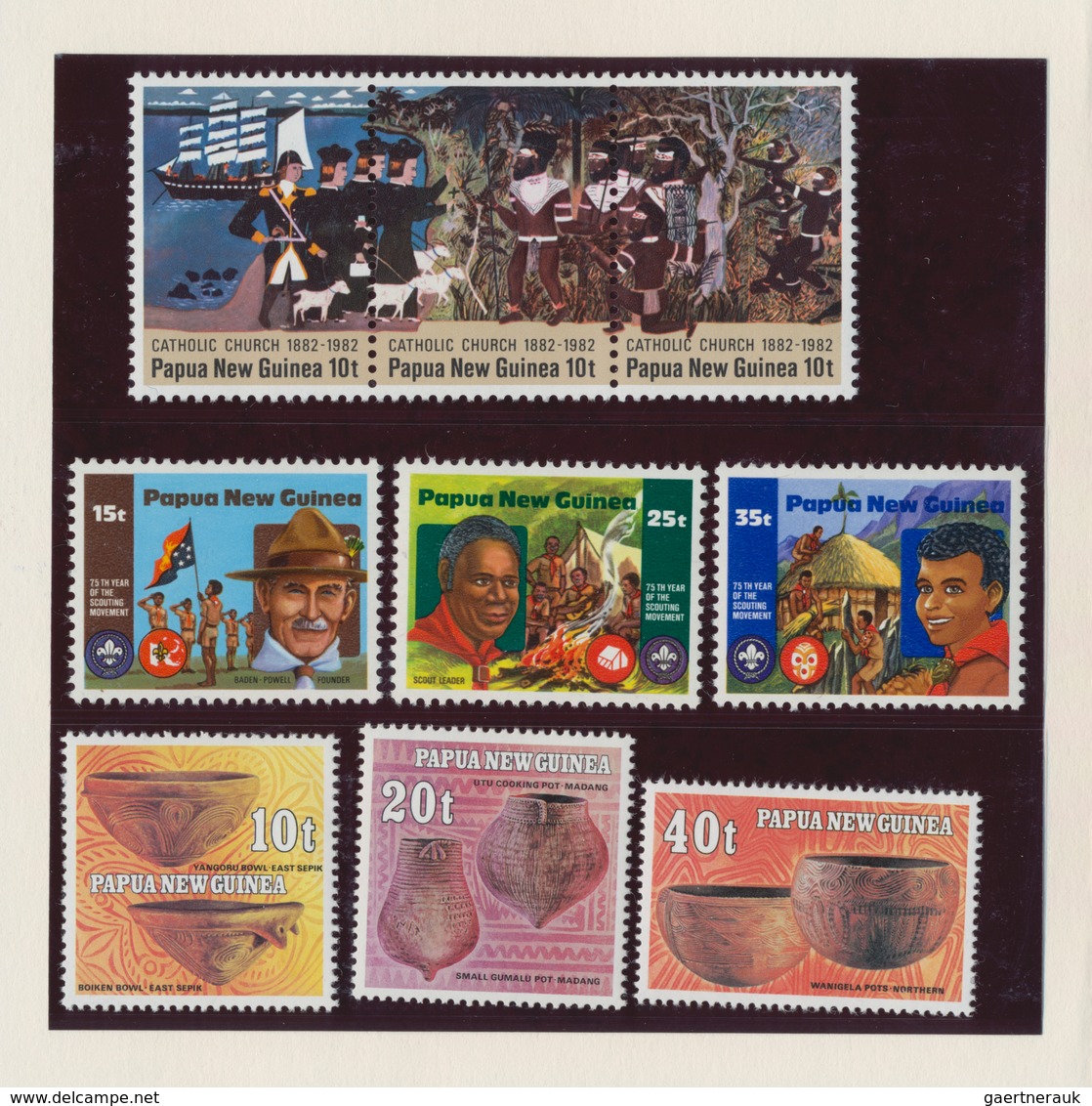 Papua Neuguinea: 1982. Complete Stamp Year With All Stamps Issued In 1982 (23 Stamps With A Michel C - Papua-Neuguinea