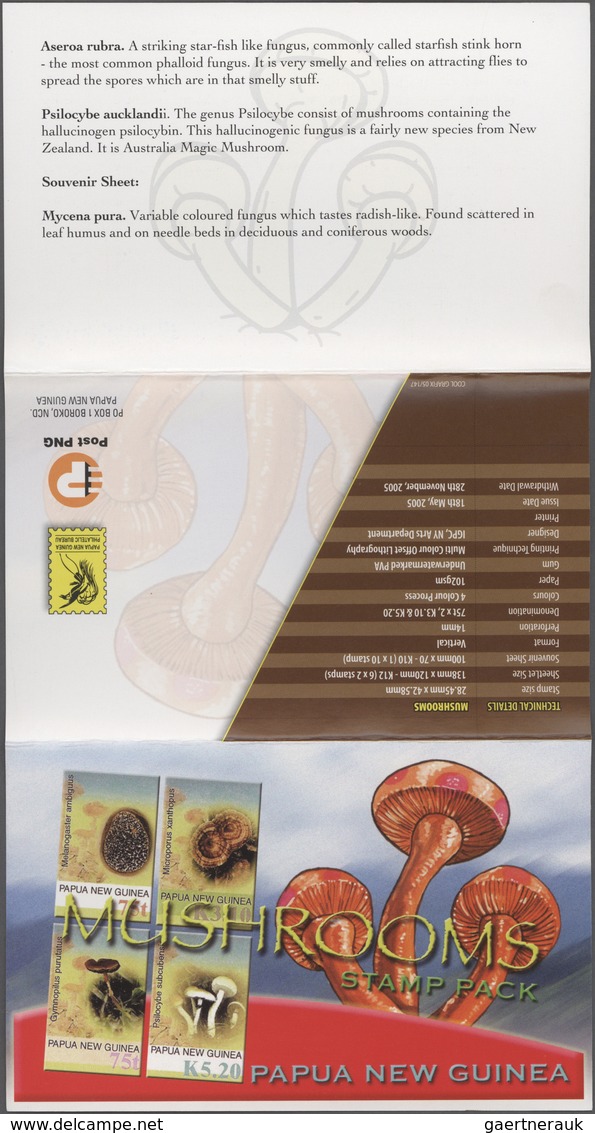 Papua Neuguinea: 1996/2008 Huge stock of so-called PNG STAMP PACKS, each containing a complete stamp