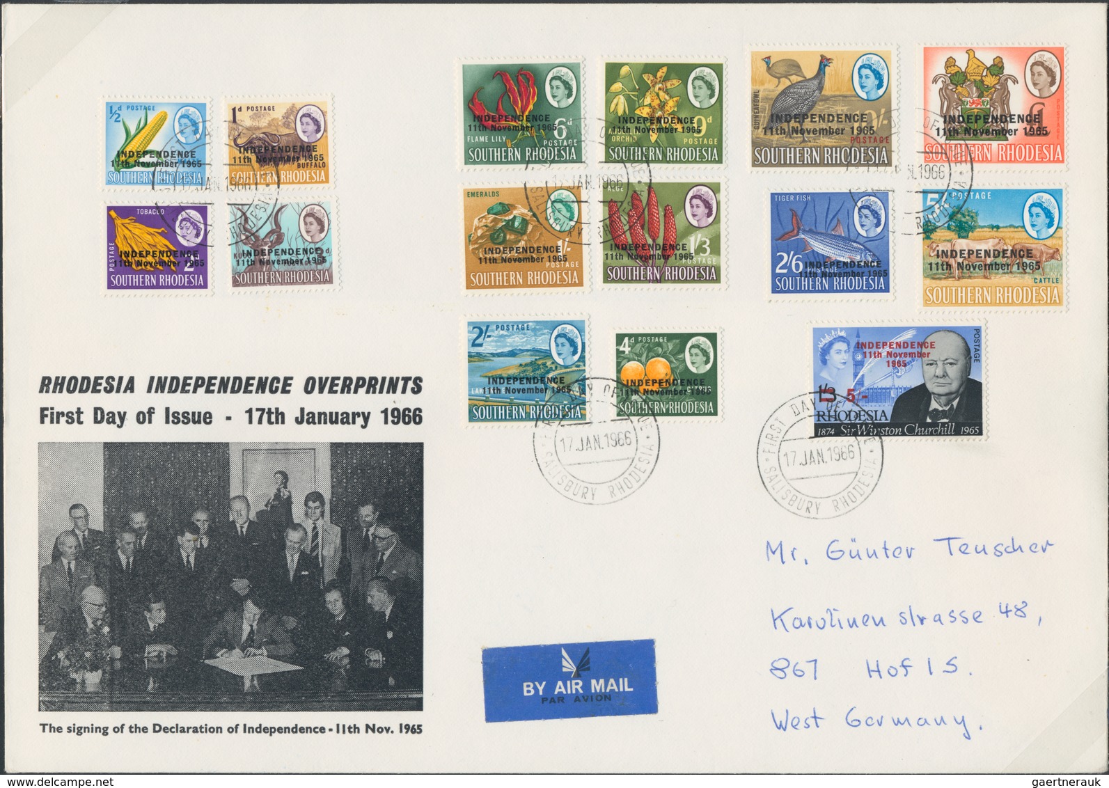 Rhodesien: 1925/1980, South Rhodesia/Rhodesia/Zimbabwe, Collection In Two Binders, Well Collected Th - Sonstige & Ohne Zuordnung