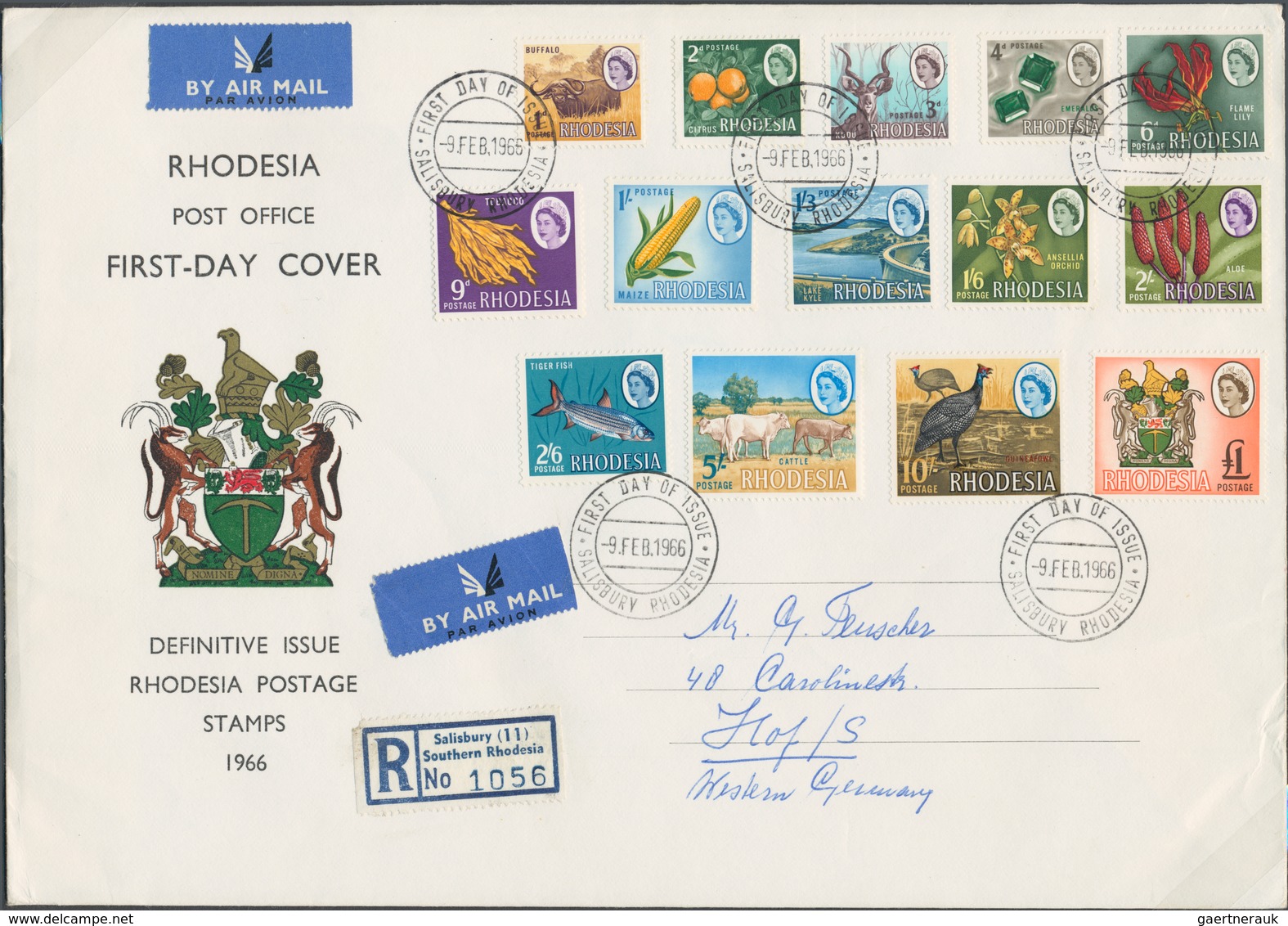 Rhodesien: 1925/1980, South Rhodesia/Rhodesia/Zimbabwe, collection in two binders, well collected th