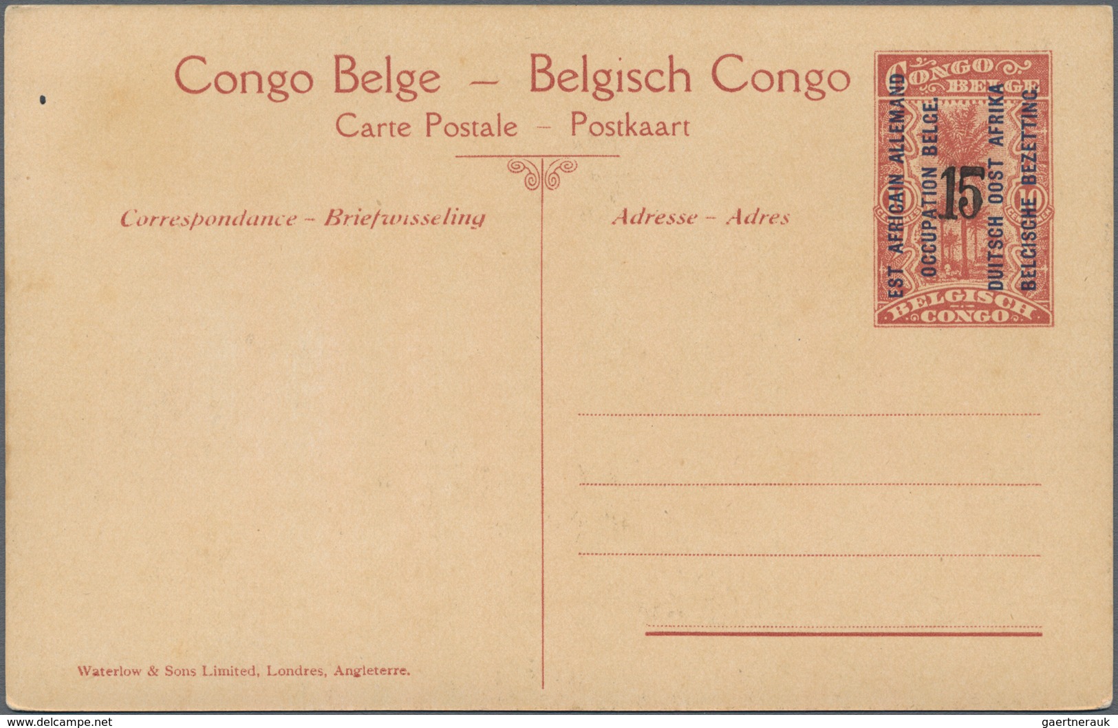 Ruanda-Urundi - Belgische Besetzung Deutsch-Ostafrika: 1918/1920 Ca., Comprehensive Lot With More Th - Colecciones