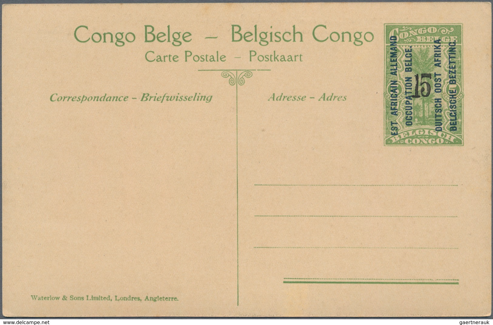 Ruanda-Urundi - Belgische Besetzung Deutsch-Ostafrika: 1918/1920 ca., comprehensive lot with more th