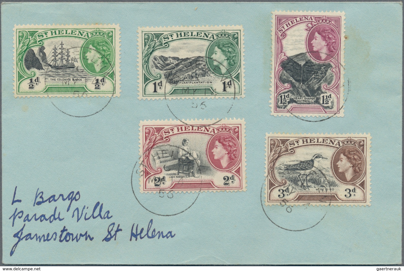 St. Helena: 1896/1990 (ca.) Accumulation Of Ca. 690 Airgrams Unused And Unfolded Formulairs, A Part - St. Helena
