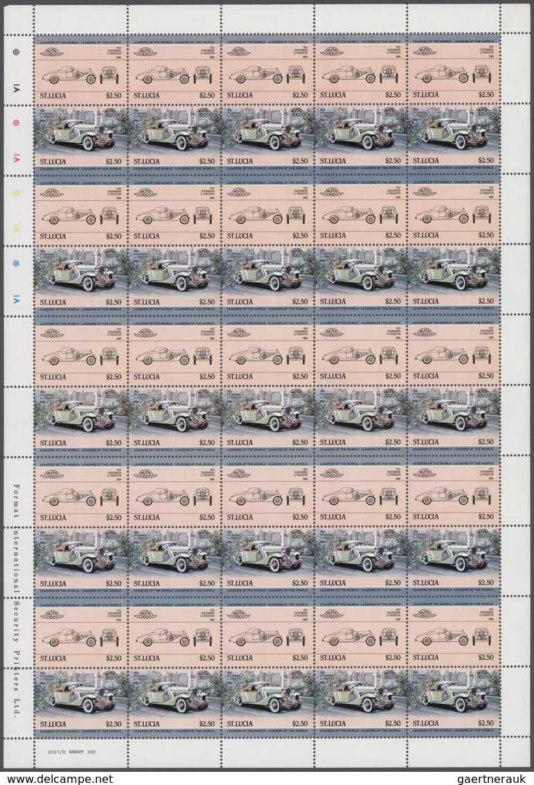 St. Lucia: 1983/1984, Big Investment Accumulation Of Full Sheets And Part Sheets. Varying Quantity: - St.Lucia (...-1978)