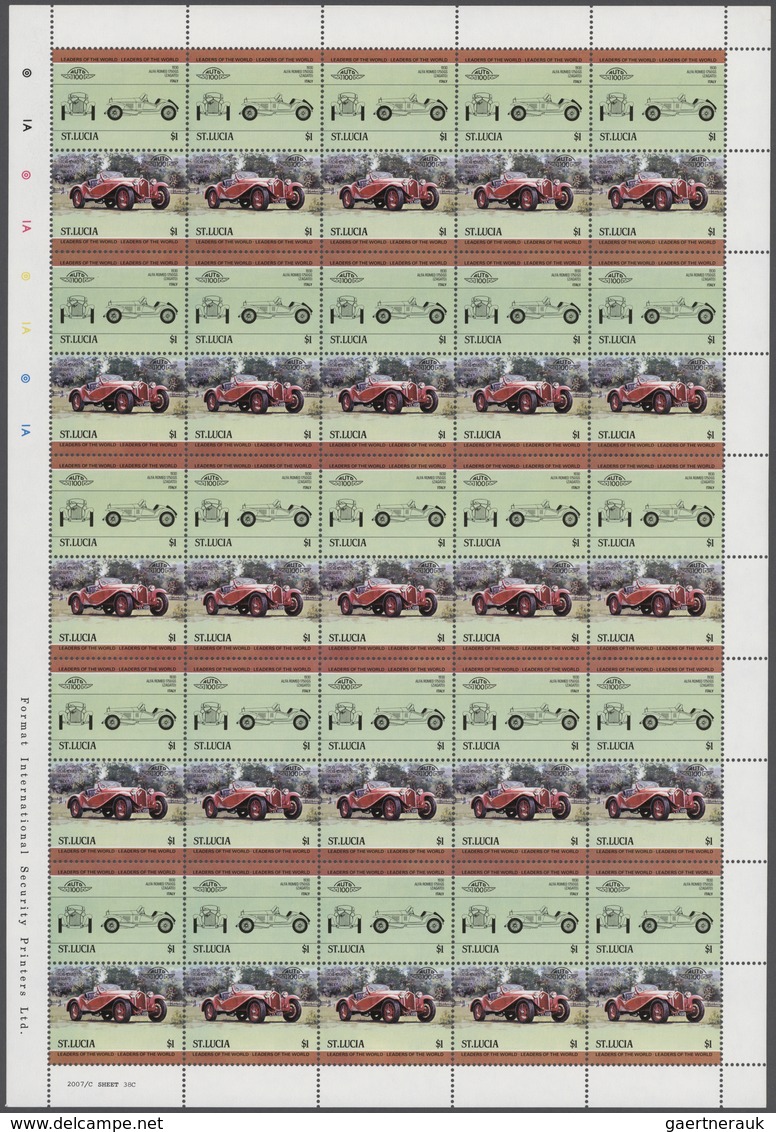 St. Lucia: 1983/1984, Big Investment Accumulation Of Full Sheets And Part Sheets. Varying Quantity: - St.Lucia (...-1978)