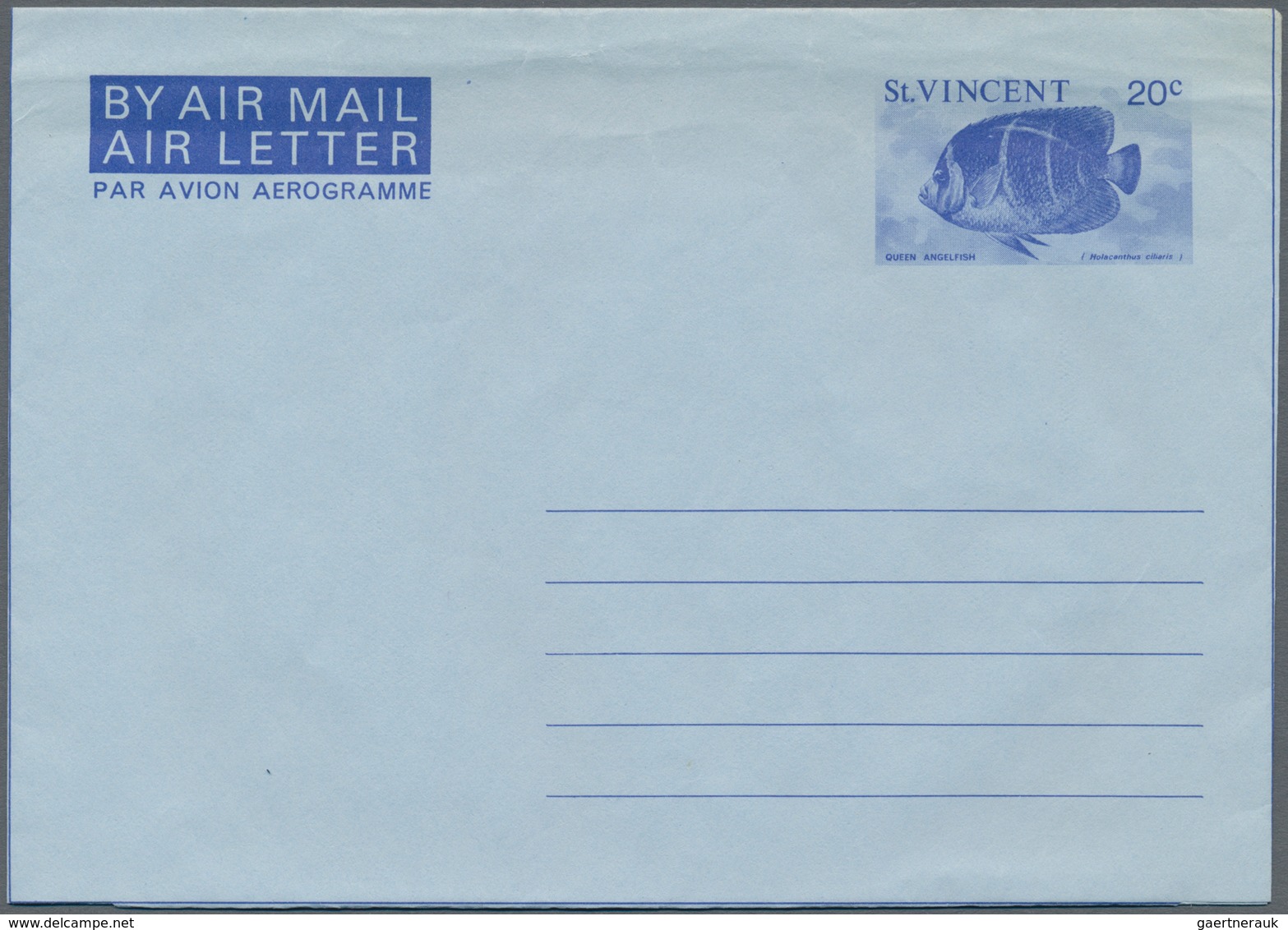 St. Vincent: 1951/90 (ca.) AEROGRAMMES Ca. 153 Airletters Mostly Unused Different Types, Different W - St.Vincent (1979-...)