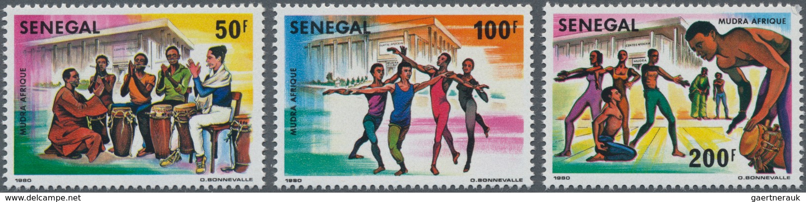 Senegal: 1980, African Dance And Music Culture Complete Set Of Three In A Lot With About 750 Sets Mo - Andere & Zonder Classificatie