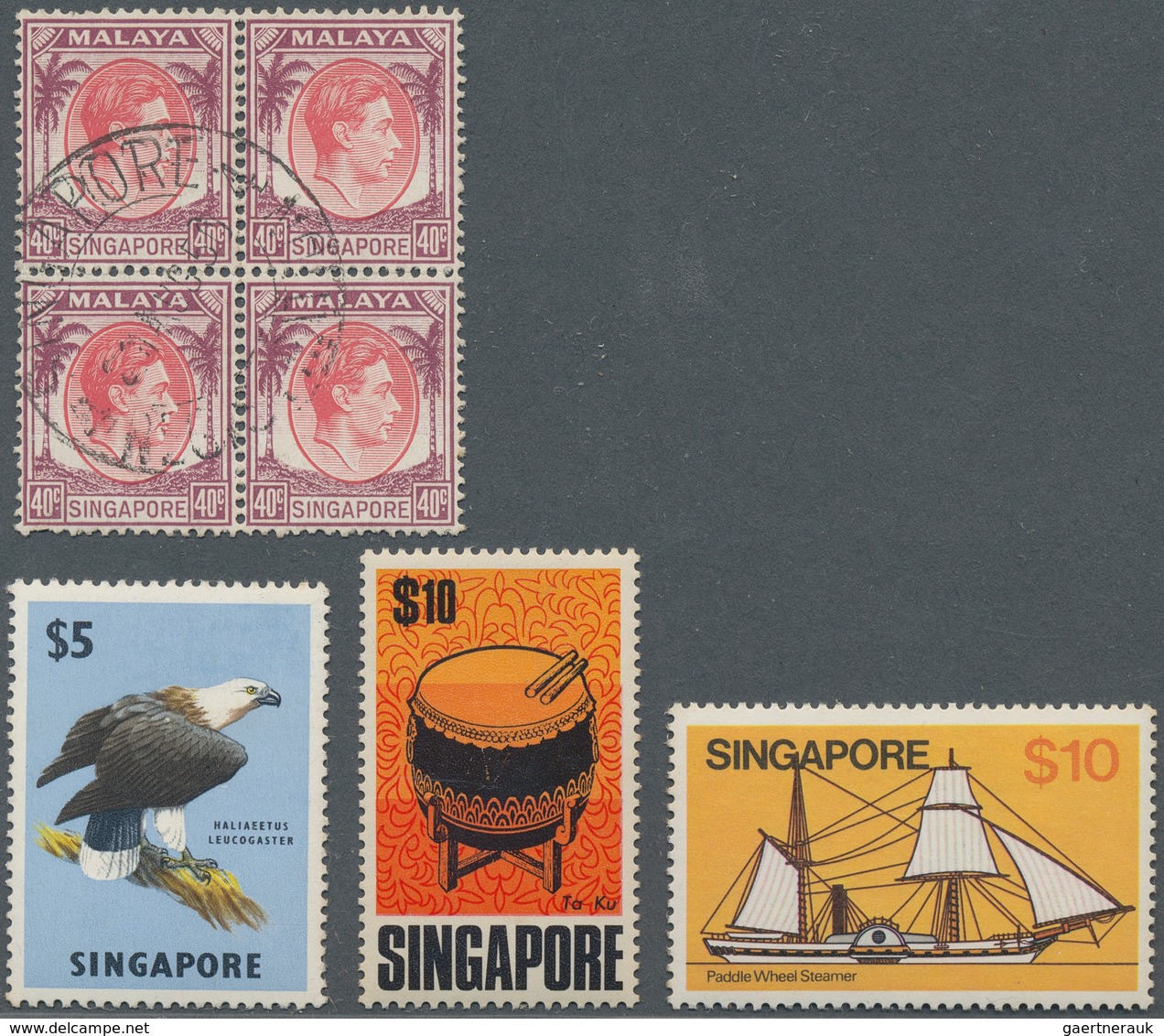 Singapur: 1959-1980's: About 270 Mint Stamps, Complete Sets Mostly, With Better Sets Like 1962 'Bird - Singapur (...-1959)
