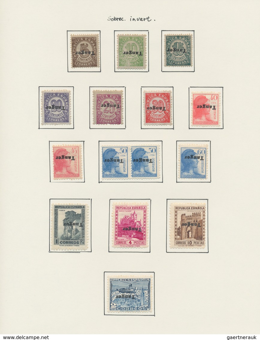 Spanisch-Marokko: 1903/1957, Spanish Morocco And Tanger, A Splendid Collection On Album Pages In A S - Marruecos Español