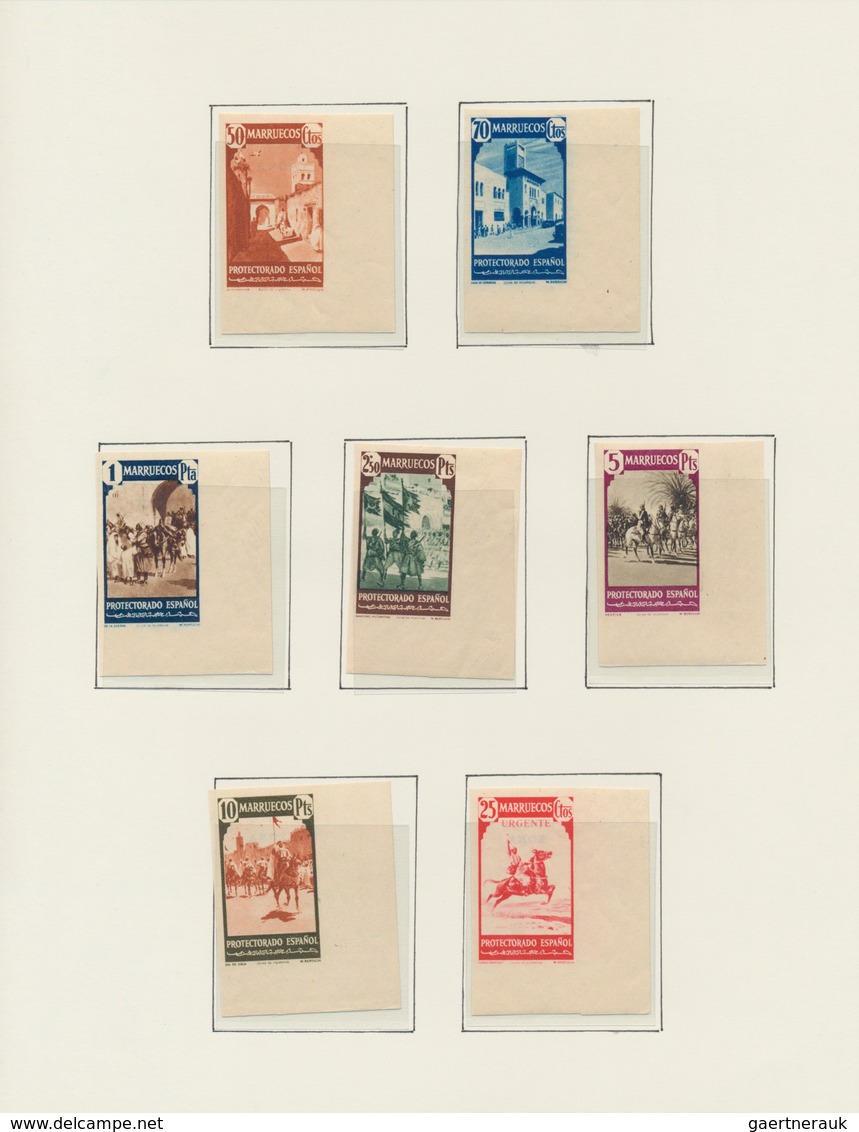 Spanisch-Marokko: 1903/1957, Spanish Morocco and Tanger, a splendid collection on album pages in a S