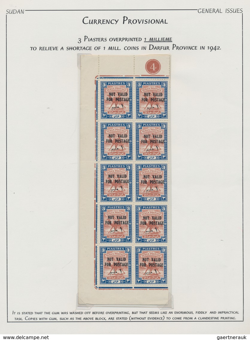Sudan: 1935/1952 Ca., Interesting Mint/used Collection With More Than 350 Stamps On Exhibition Pages - Sudan (1954-...)