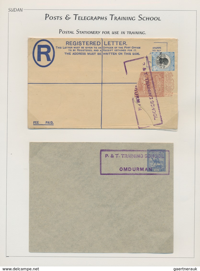 Sudan: 1948/1951, Posts & Telegraphs Training School, Collection Of 18 Stamps (SG Ex 96/137) With Ov - Sudan (1954-...)
