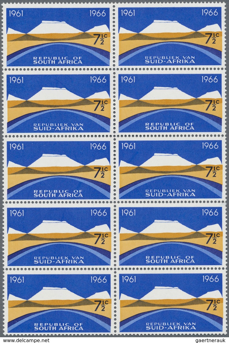 Südafrika: 1964/1979 (ca.), Accumulation On Stockcards With Complete Sets In Larger Quantities And A - Storia Postale