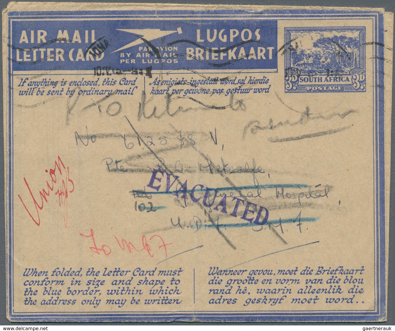 Südafrika - Ganzsachen: 1942/2005 (ca.) AEROGRAMMES Ca. 680 Used/unused/CTO Airletters Great Variety - Other & Unclassified