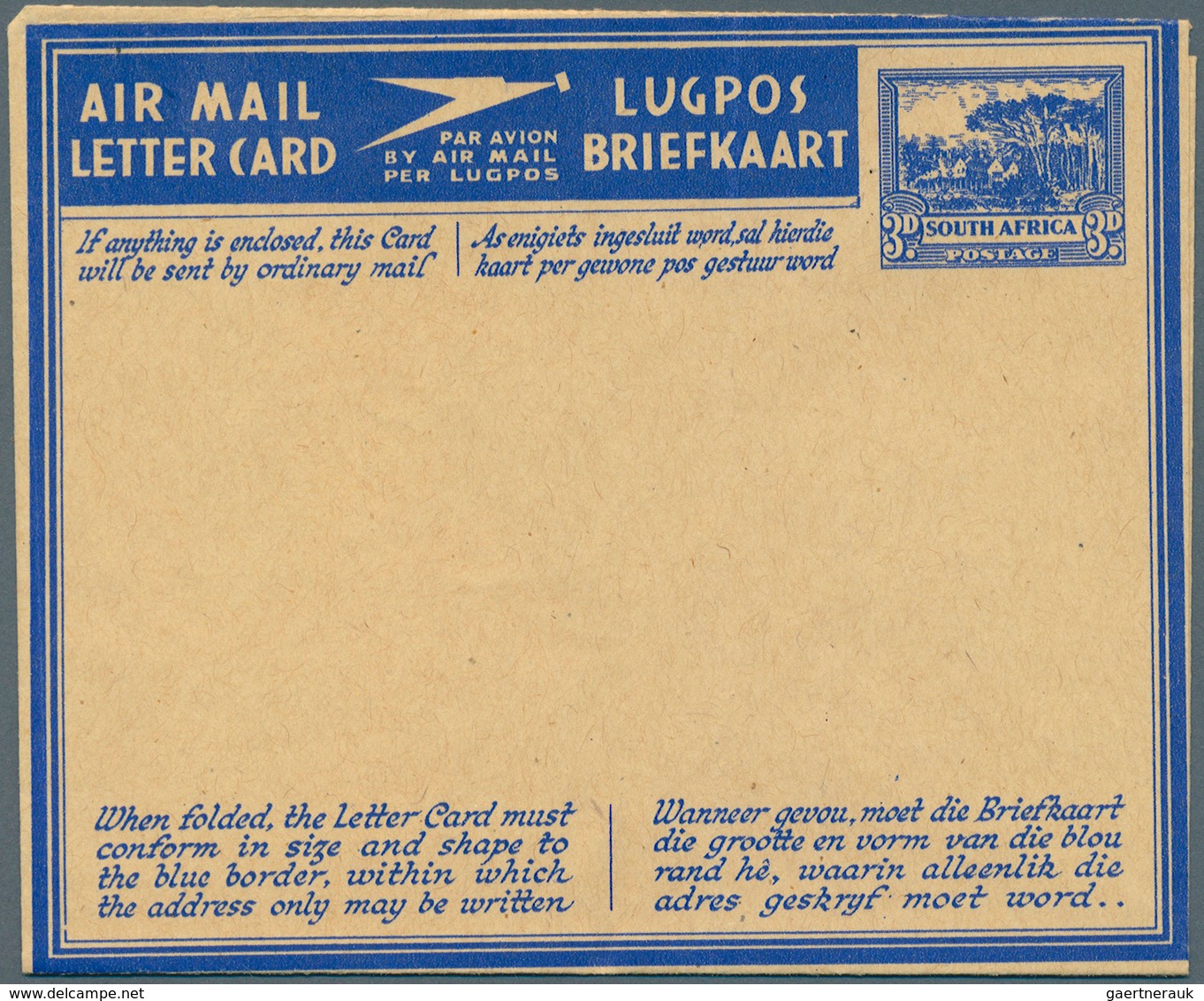 Südafrika - Ganzsachen: 1945/1995 (ca.), accumulation with about 800 unused airletters, AEROGRAMMES