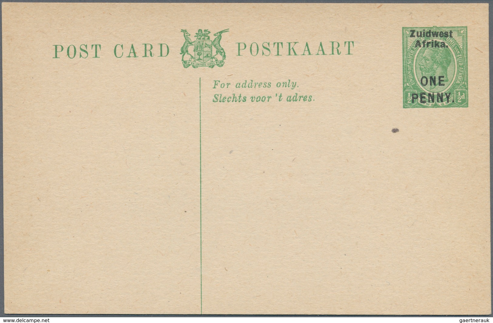 Südwestafrika: 1923 Six Unused Postal Stationery Postcards With Different Overprints Of The Country - Südwestafrika (1923-1990)