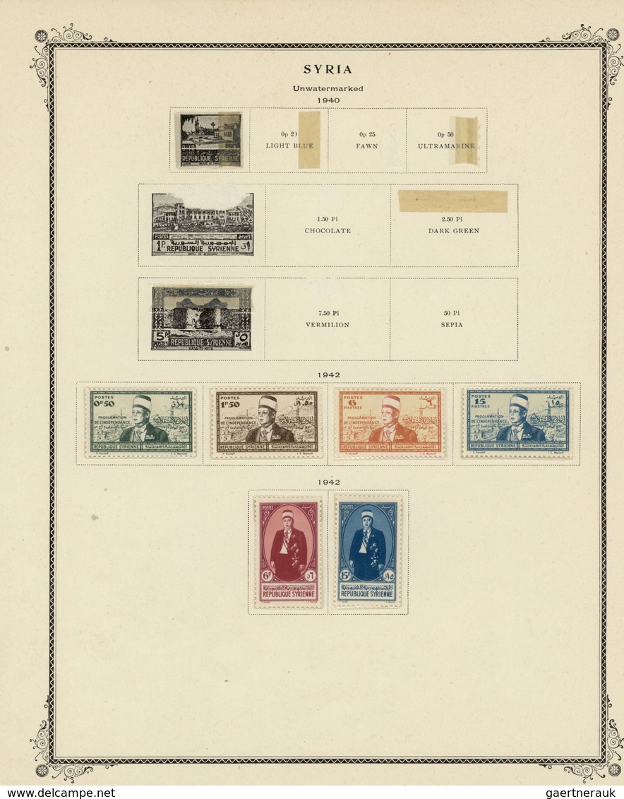 Syrien: 1946/1958, Mint Collection On Album Pages, Well Collected Throughout, Also Incl. Apprx. 90 I - Syria