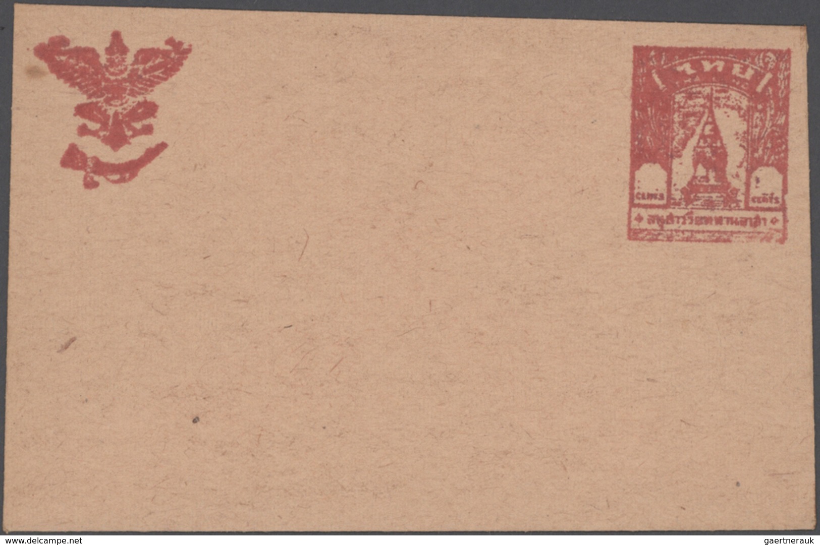 Thailand - Besetzung Malaiischer Gebiete: 1944 Postal Stationery Envelope 'Victory Monument', Four P - Thailand