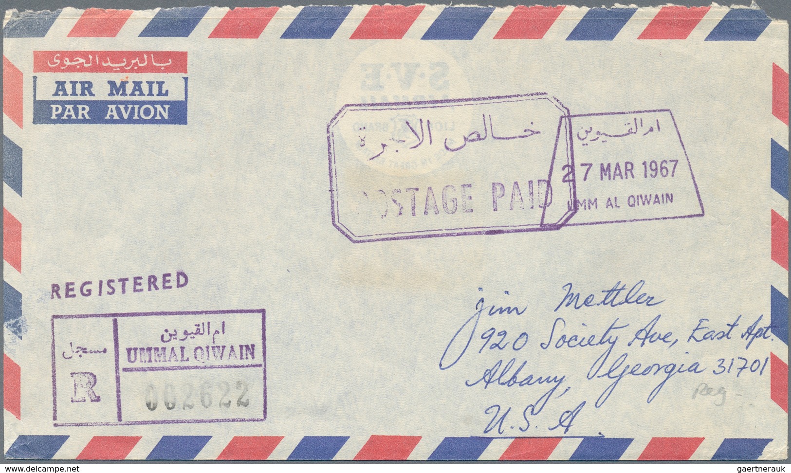 Umm al Qaiwain: 1963/71, real used covers/unadressed FDC of: Umm al Quiwain (6/2), Sharja (1/2), Fuj