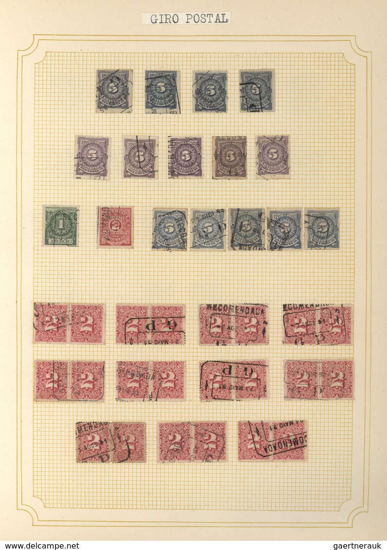 Uruguay: 1880/1950 (ca.), THE POSTMARKS OF URUGUAY, Sophisticated And All-embracing Collection In El - Uruguay