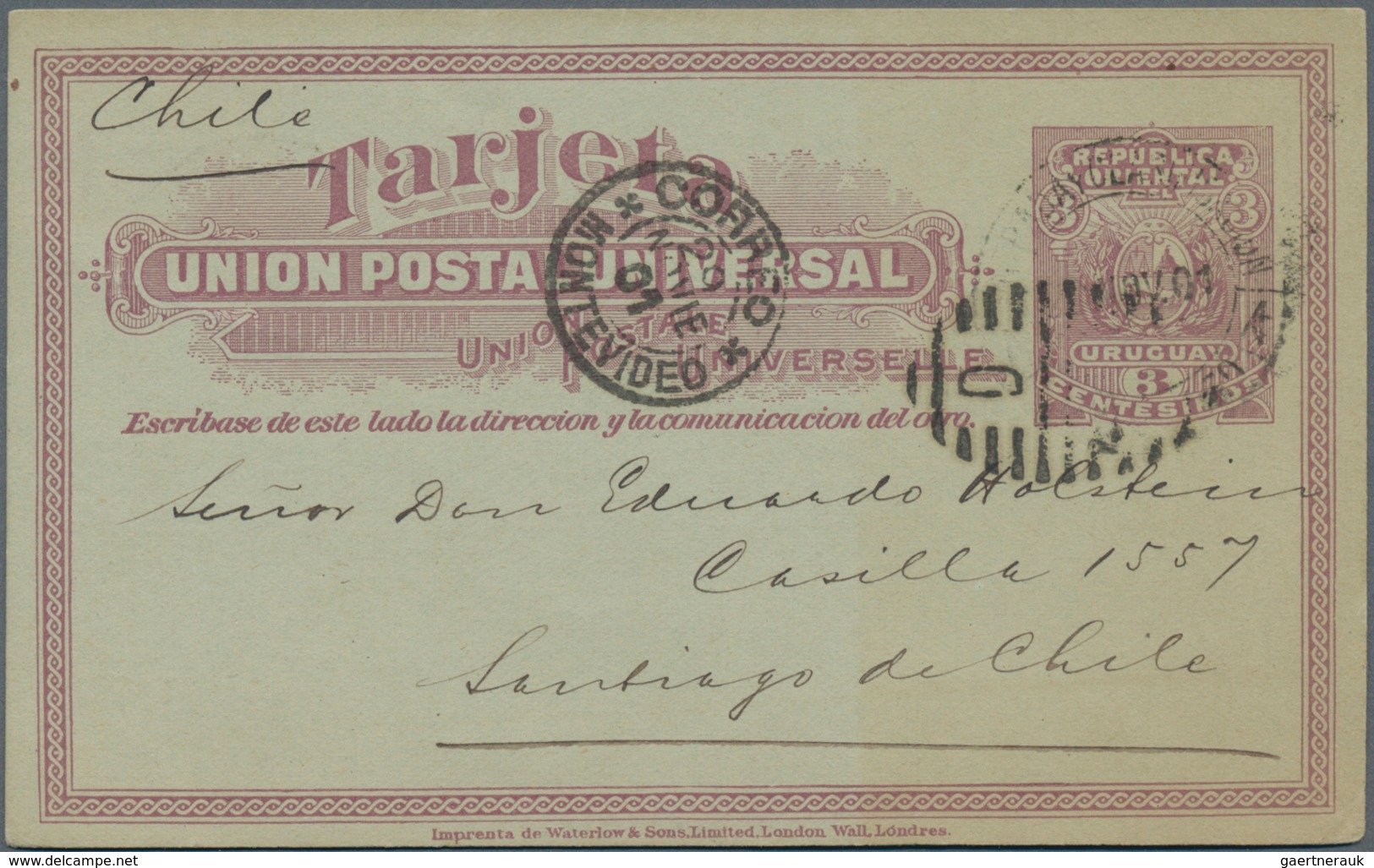 Uruguay - Ganzsachen: 1875/1980 Ca. 240 Unused/CTO-used And Commercially Used Postal Stationeries, I - Uruguay