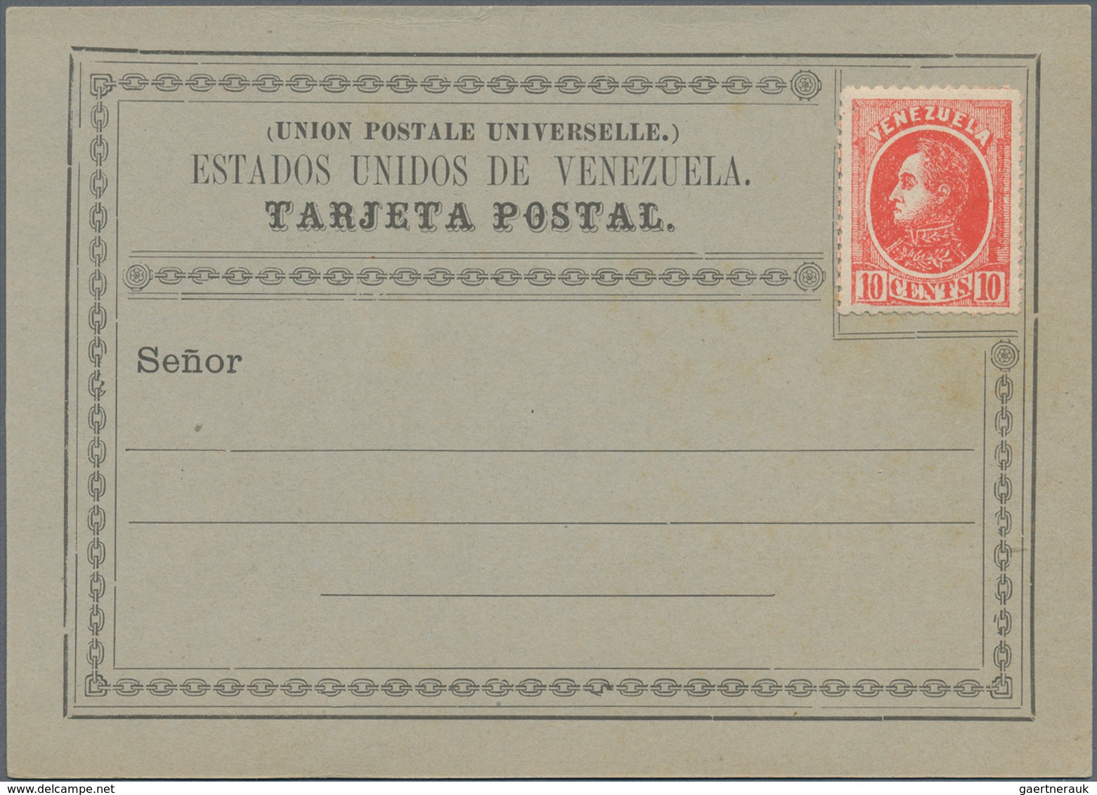 Venezuela - Ganzsachen: 1880/84 Ca. 40 Unused Form Cards From Old American Stock, Highly Specialized - Venezuela