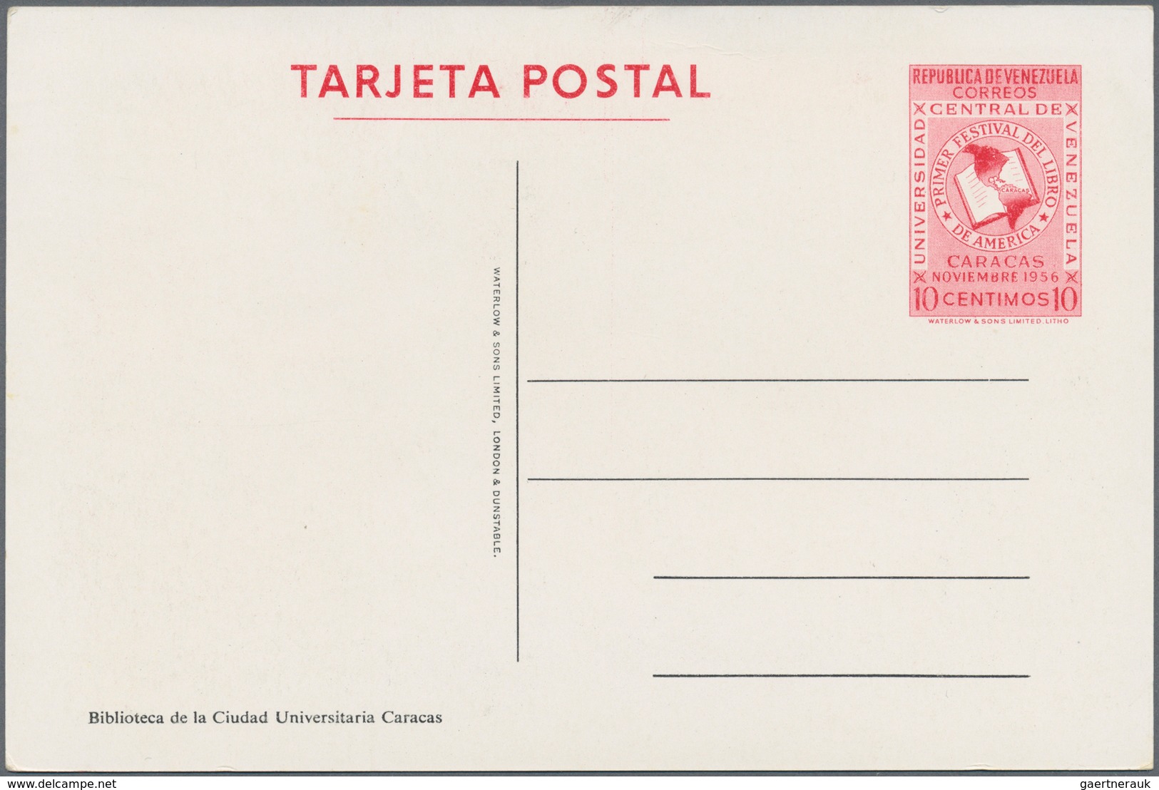 Venezuela - Ganzsachen: 1937/56 21 Unused Picture Postal Stationary Postcards With Many Different Pi - Venezuela