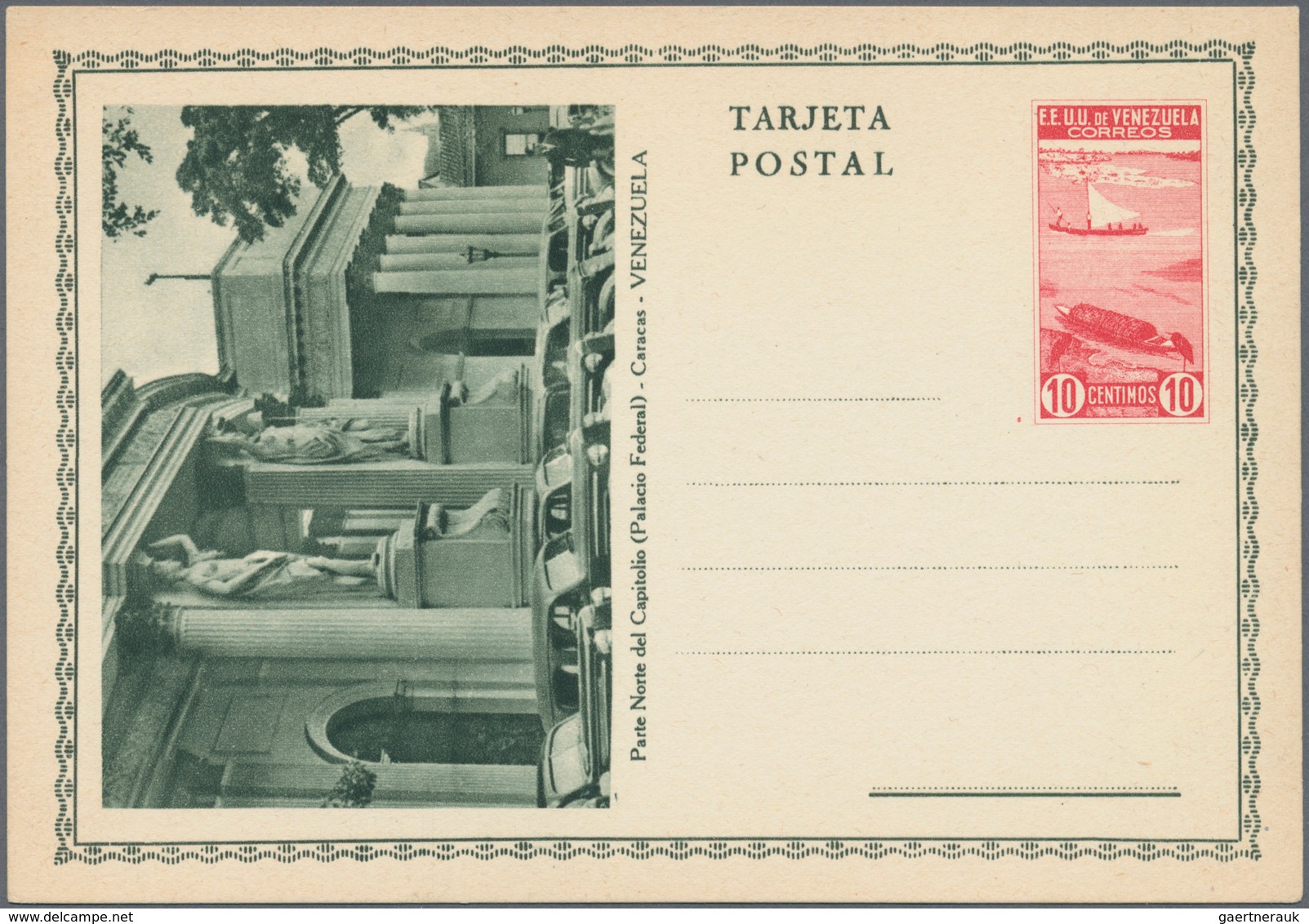 Venezuela - Ganzsachen: 1937 20 Unused Picture Postal Stationery Cards With Different Views, Nice Th - Venezuela