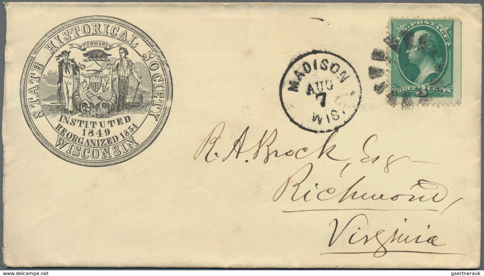 Vereinigte Staaten Von Amerika: 1850/1914 Ca. 70 Letters And Commercially Used Postal Stationery Env - Otros & Sin Clasificación