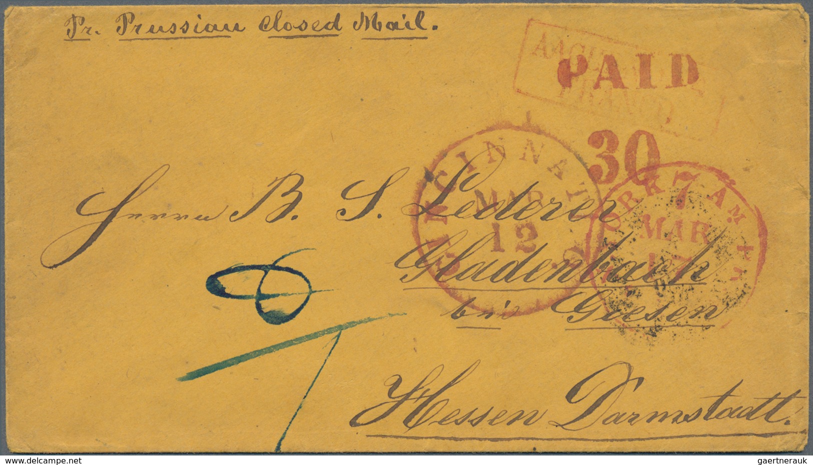Vereinigte Staaten Von Amerika: 1854-1950's Ca.: More Than 60 Covers, Postcards And Postal Stationer - Otros & Sin Clasificación
