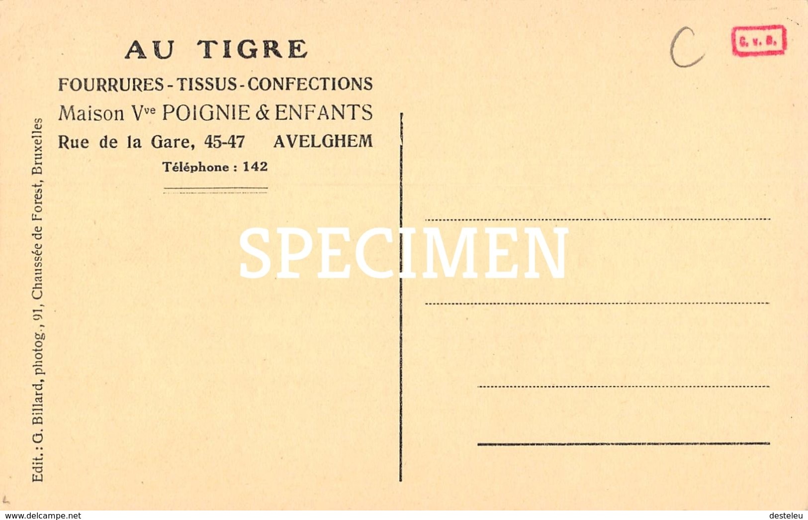 Au Tigre Fourrures - Tissus - Confections - Avelgem - Avelgem