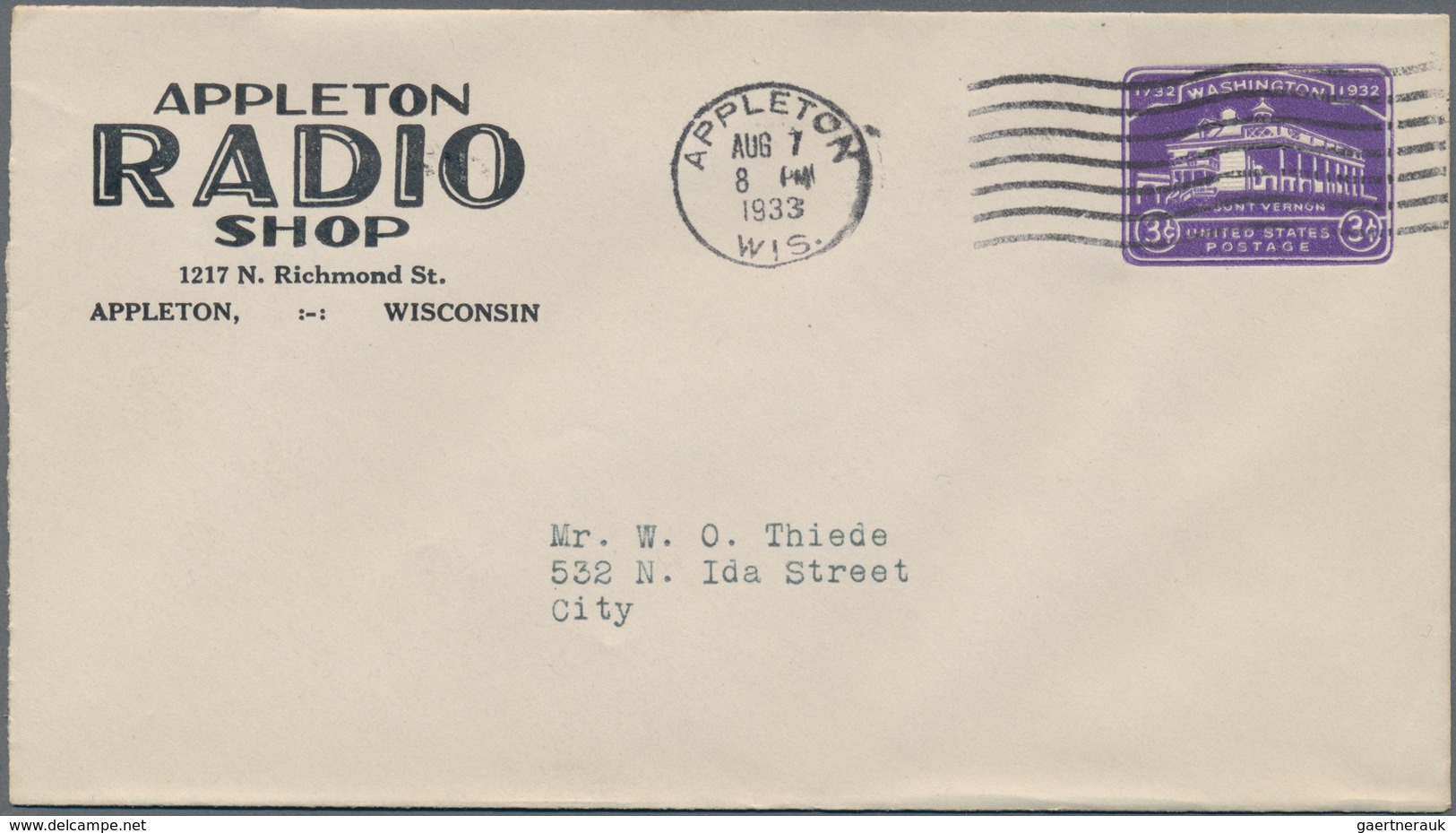 Vereinigte Staaten Von Amerika - Ganzsachen: 1917/42 Ca. 600 Commercially Used Postal Stationery Env - Sonstige & Ohne Zuordnung