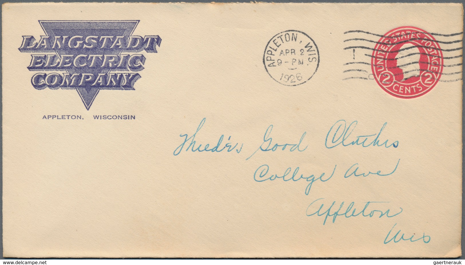 Vereinigte Staaten Von Amerika - Ganzsachen: 1918/44 Ca. 600 Commercially Used Postal Stationery Env - Otros & Sin Clasificación