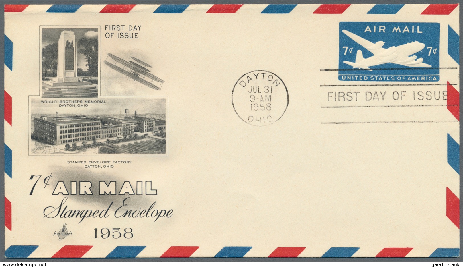 Vereinigte Staaten Von Amerika - Ganzsachen: 1930/1980 (ca.), AIRMAIL ENVELOPES: Accumulation With A - Sonstige & Ohne Zuordnung