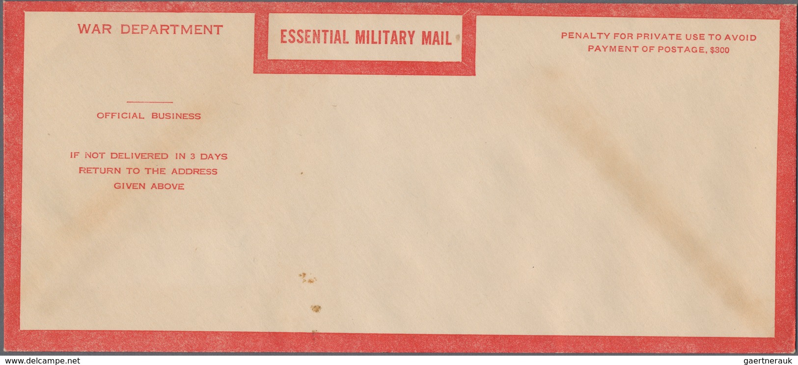 Vereinigte Staaten von Amerika - Militärpost / Feldpost: 1938/72 highly interesting accumulation of