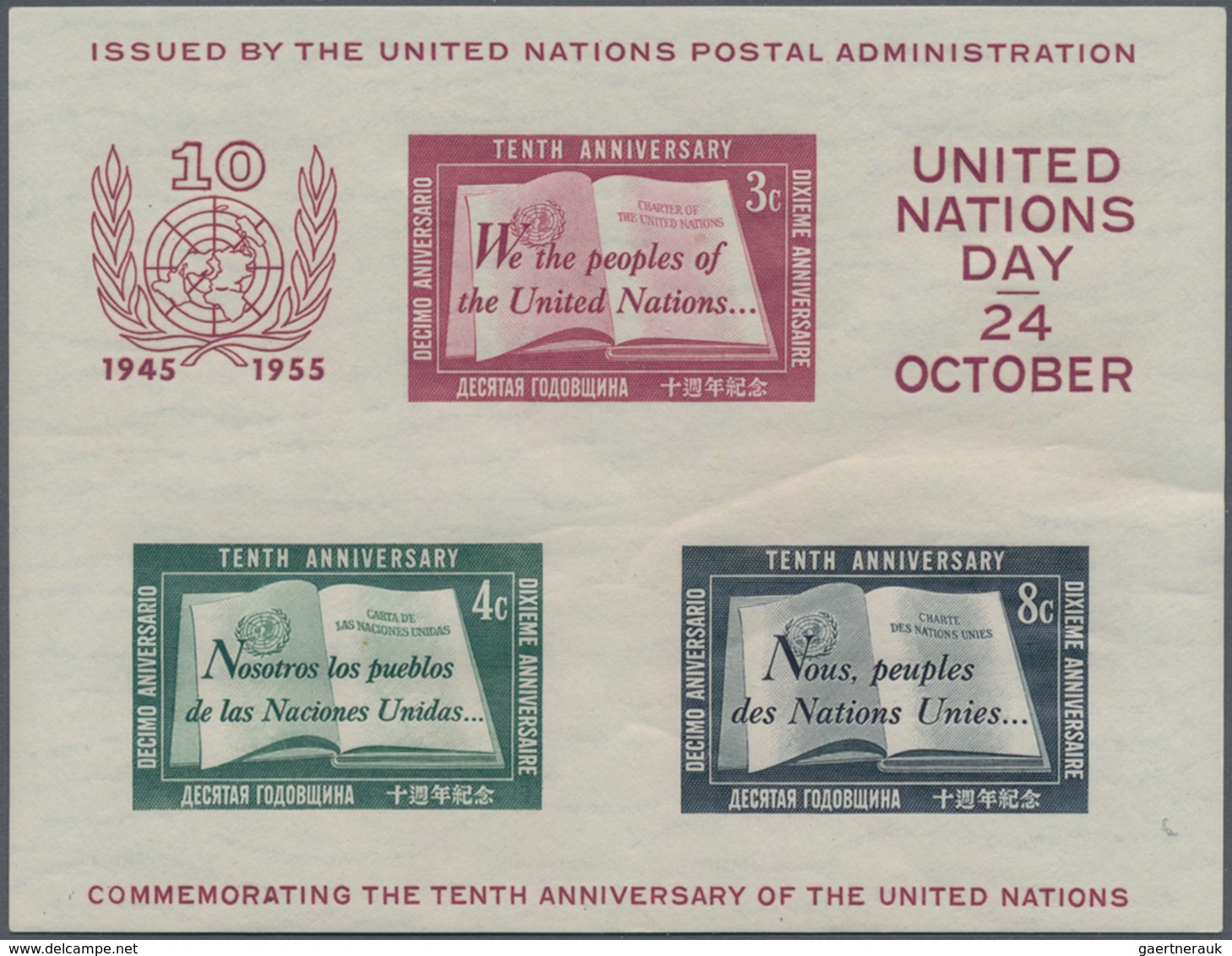 Vereinte Nationen - Alle Ämter: 1951/1985 (ca.), Umfangreicher Dublettenbestand Aller Drei Gebiete E - New York/Geneva/Vienna Joint Issues