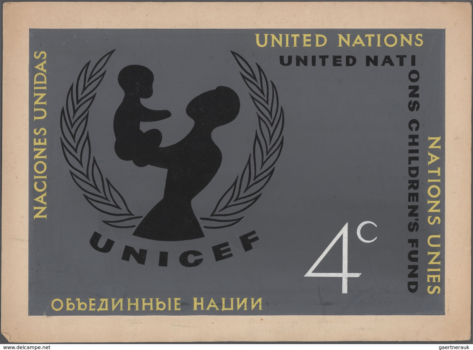 Vereinte Nationen - New York: 1951/1973, Group Of Specialities Like Artist's Sketch/artwork, Die Pro - Otros & Sin Clasificación