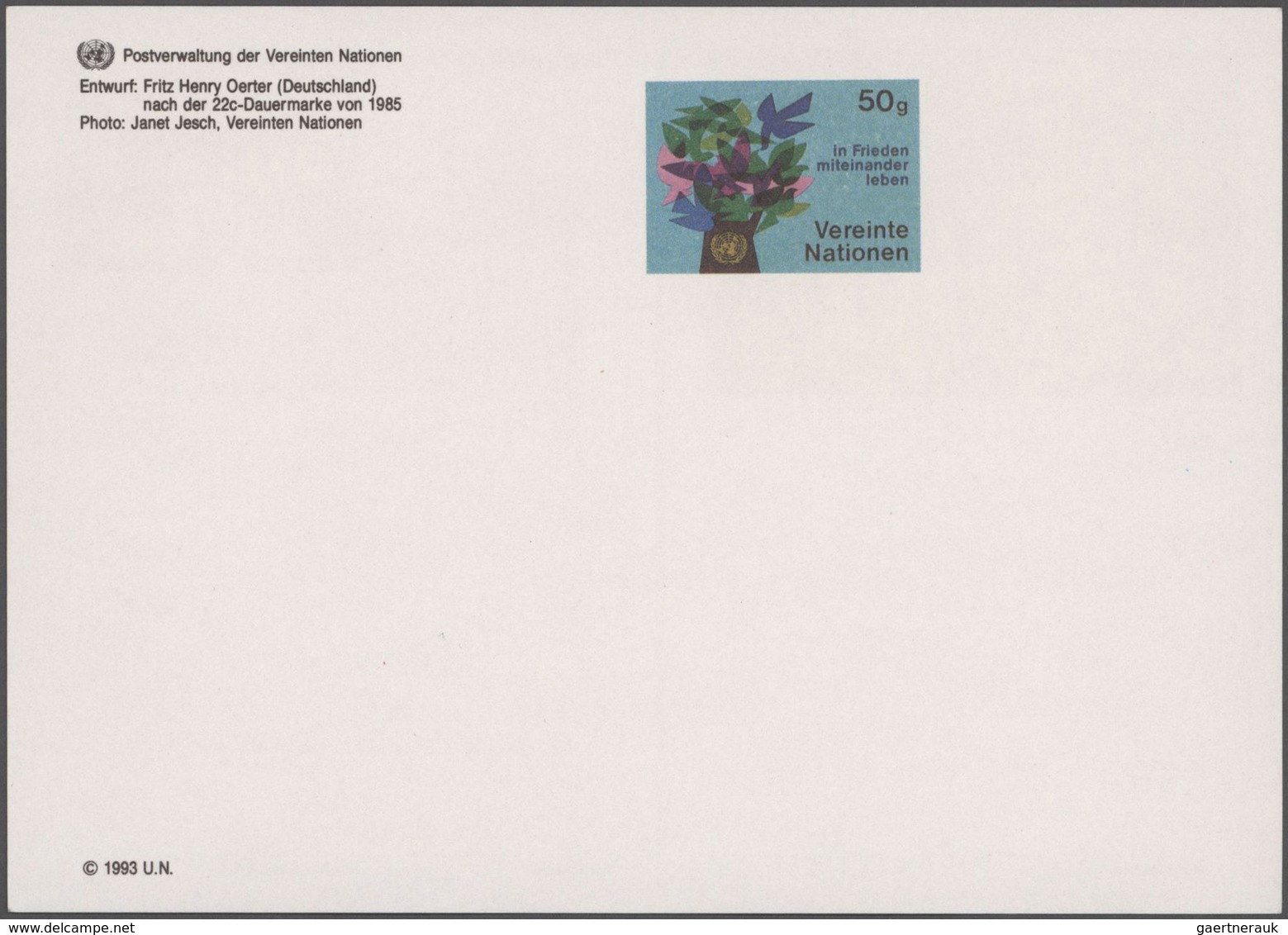 Vereinte Nationen - New York: 1952/1994, POSTAL STATIONERY VARIETIES: 1952 2c. Postal Card, Plate Pr - Sonstige & Ohne Zuordnung