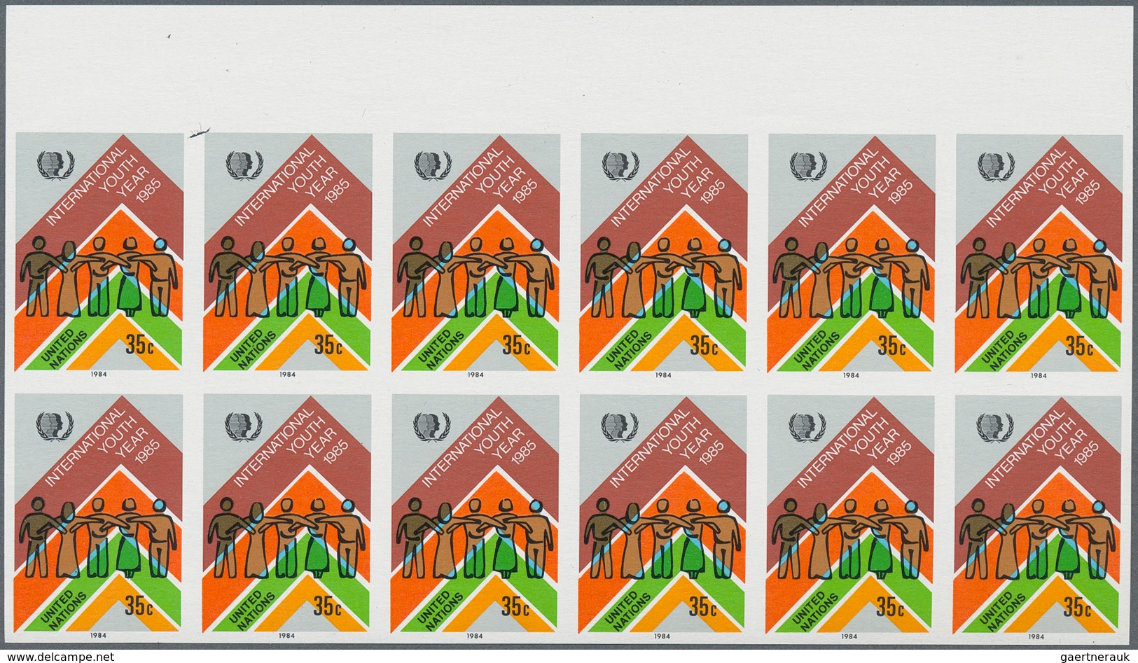 Vereinte Nationen - New York: 1953/2000. Amazing collection of IMPERFORATE stamps and progressive st