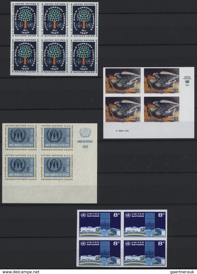 Vereinte Nationen - New York: 1959/2000. Rich Collection Containing About 1300 PROOF Stamps (color S - Altri & Non Classificati