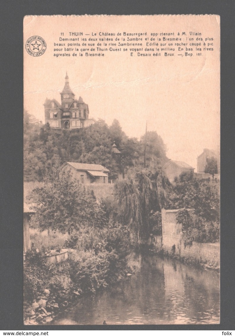 Thuin - Le Château De Beauregard - 1929 - Thuin