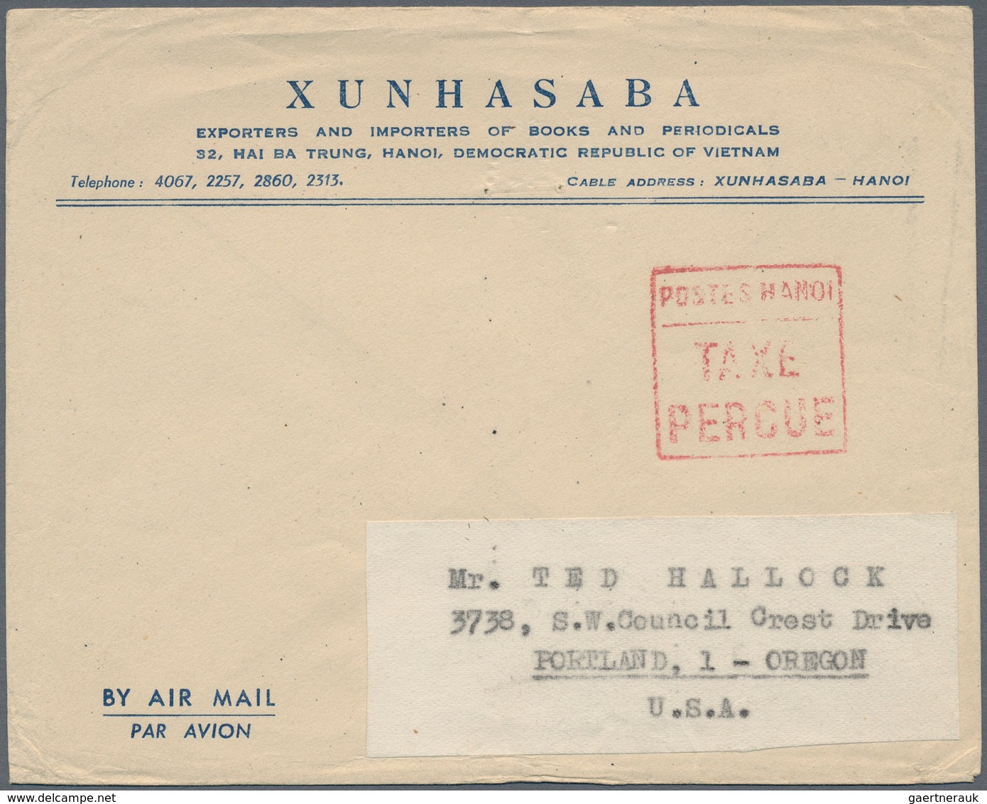 Vietnam-Nord (1945-1975): 1960/1980 (ca.), Holding Of Apprx. 340 Covers With Many Attractive Frankin - Vietnam