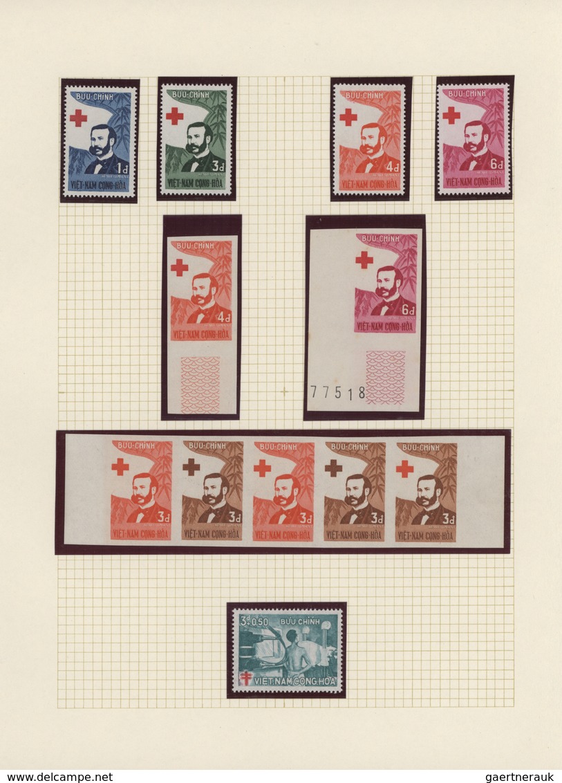 Vietnam-Süd (1951-1975): 1950/175 (ca.), South and North Vietnam, sophisticated balance on stockpage