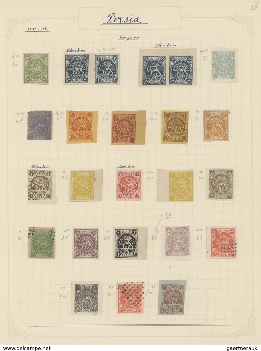 Alle Welt: 1840-1920 ca., "THE BATH PHILATELIC SOCIETY REFERENCE & STUDY COLLECTION" : Comprehensive