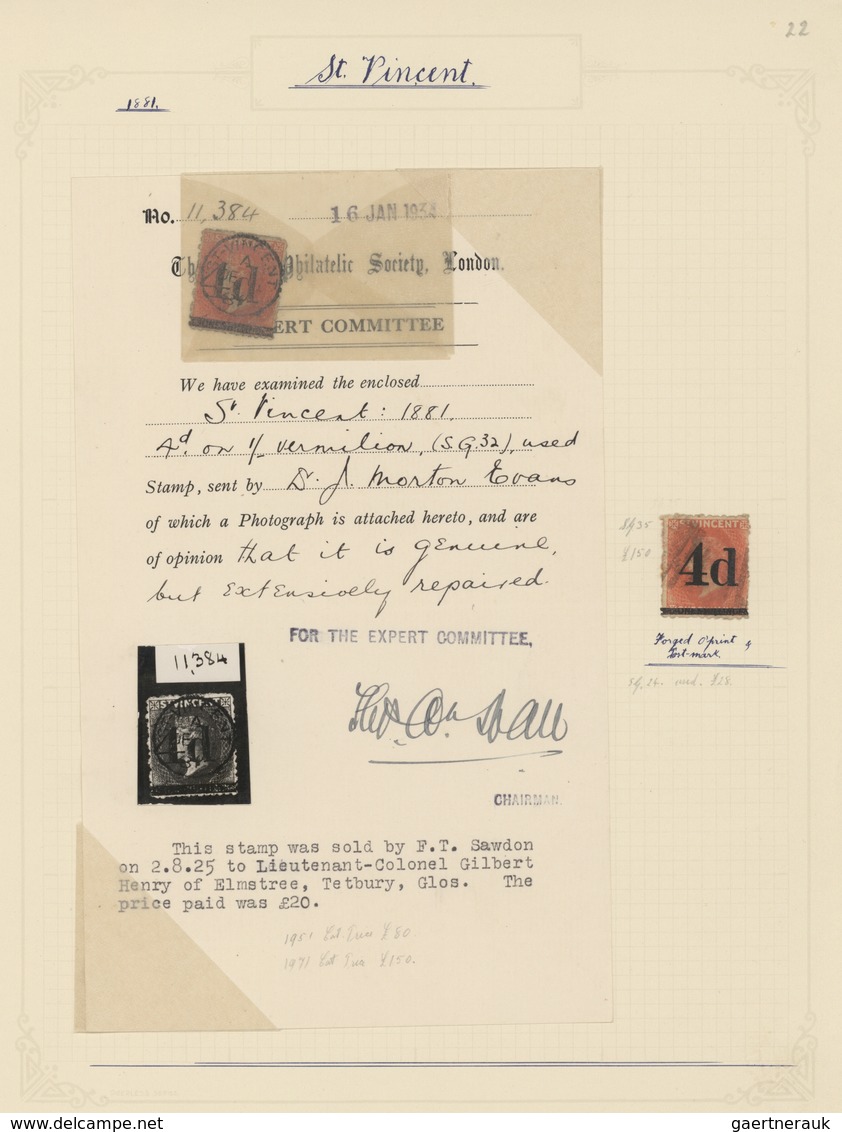 Alle Welt: 1840-1920 ca., "THE BATH PHILATELIC SOCIETY REFERENCE & STUDY COLLECTION" : Comprehensive