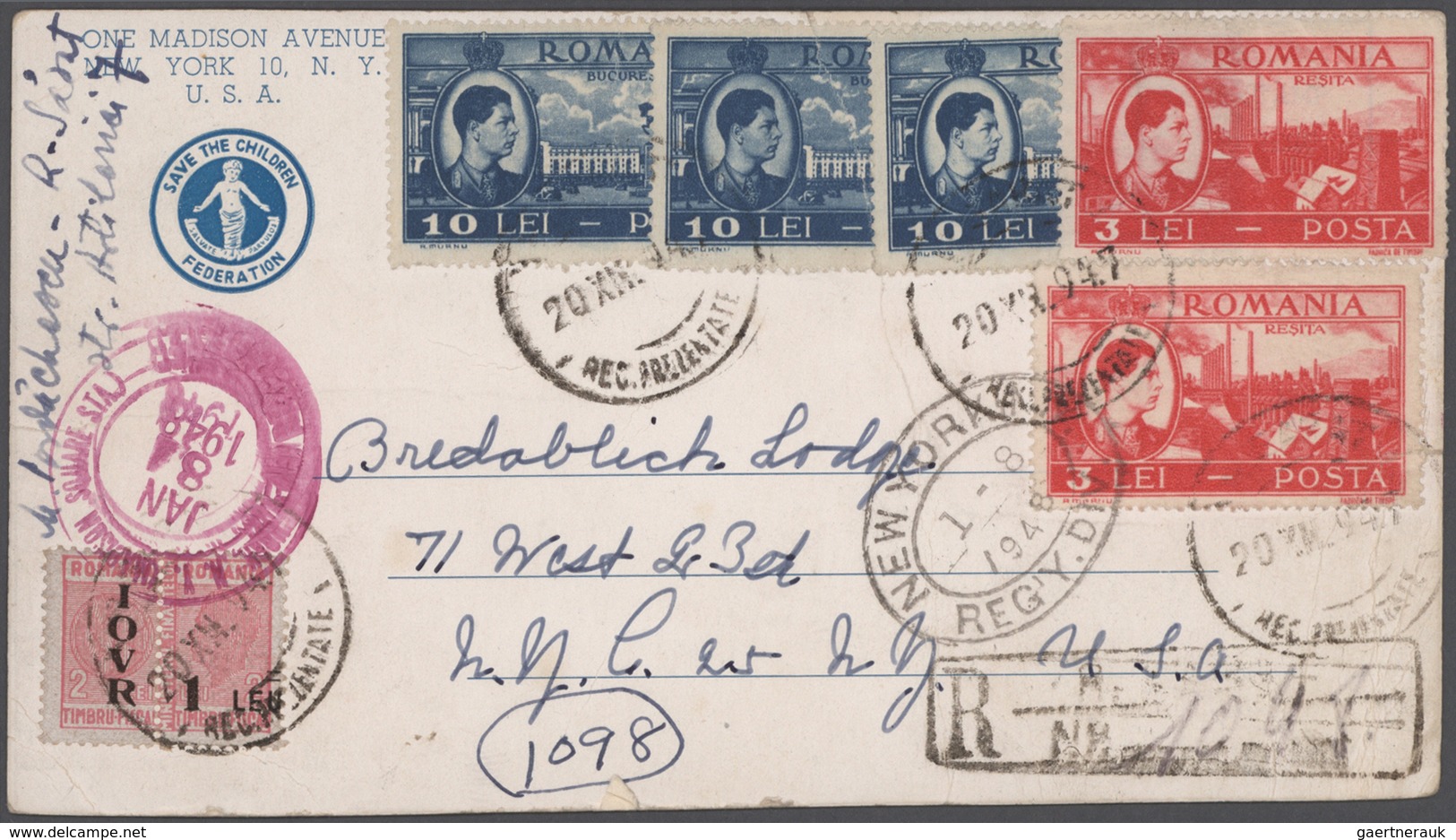 Alle Welt: 1850/1970 (ca.), Comprehensive Holding Of Covers/cards In Three Boxes Incl. Registered An - Collections (without Album)