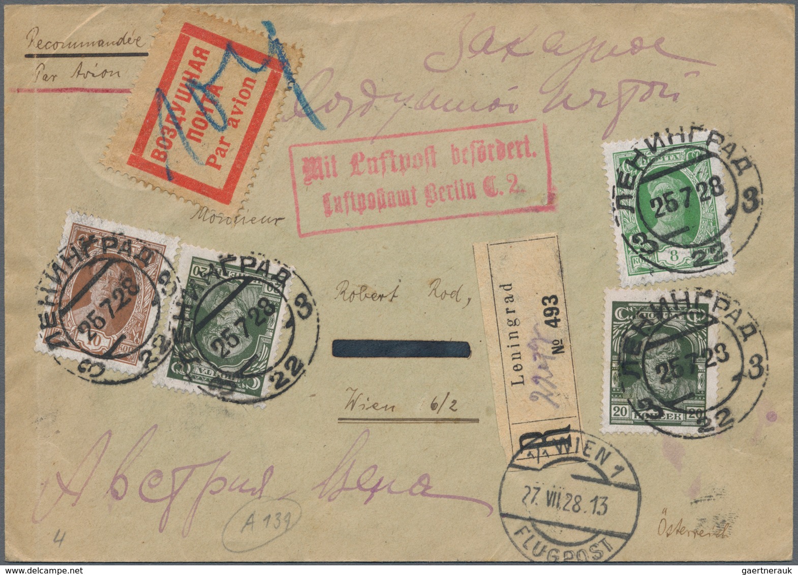 Alle Welt: 1870/1980 (ca.), Collection Of Apprx. 130 Covers From Various Countries To Austria, Espec - Colecciones (sin álbumes)